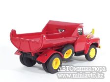 Автоминиатюра модели - ЗиЛ-ММЗ-555 самосвал (ранняя облицовка) красный Автоистория