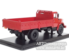 Автоминиатюра модели - ЗИЛ-4331 бортовой бордовый 1:43 SSM