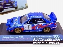 Автоминиатюра модели - Subaru Impreza WRC Rally Lyon 2002 Altaya