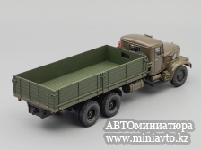 Автоминиатюра модели - КрАЗ-257Б, бортовой, хаки/зеленый 1:43 Наш Автопром