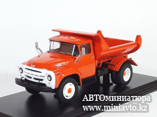 Автоминиатюра модели - ЗИЛ-ММЗ-555 самосвал оранжевый ранняя решётка радиатора SSM