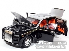Автоминиатюра модели - Rolls-Royce Phantom VIII Mansory Черно-серый 1:18 CPM junior series