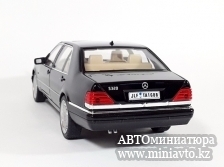 Автоминиатюра модели - Mercedes-Benz S320 SEL W140 Black 1:24 CPM junior series