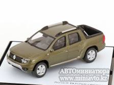 Автоминиатюра модели - Renault Duster Oroch 2015 darkgreen-metallic  1:43 Norev