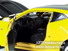 Автоминиатюра модели - Chevrolet Camaro SS 2023 yellow 1:18 CPM junior series