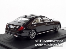 Автоминиатюра модели - Mercedes Benz S450 W222 Black 1:64 Master 