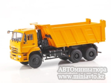 Автоминиатюра модели - KAMAЗ-6522 самосвал оранж (рестайлинг) 1:43 ПАО КАМАЗ