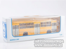 Автоминиатюра модели - Икарус-260 жёлтый 1:43 Советский Автобус