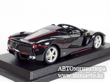 Автоминиатюра модели - Ferrari LaFerrari Aperta black 1:24 Bburago