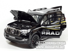 Автоминиатюра модели - Toyota Land Cruiser PRADO 150 Black 1:18 CPM junior series