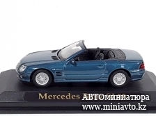 Автоминиатюра модели - MERCEDES-BENZ SL55, topaz blue Yat Ming