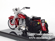 Автоминиатюра модели - Harley-Davidson FLSTS Heritage Softail Springer 1999 red  1:18 Maisto