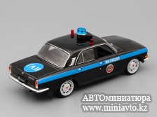 Автоминиатюра модели - ГАЗ 24-10 Милиция, Милиция СССР ,DeAgostini