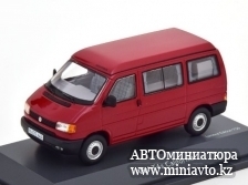 Автоминиатюра модели - VW T4a California red Schuco
