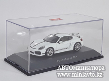 Автоминиатюра модели - Porsche Cayman GT4 2015 white 1:43 Schuco