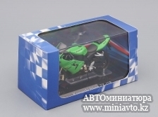 Автоминиатюра модели - KAWASAKI Ninja ZX-10R, green 1:24 Atlas