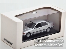 Автоминиатюра модели - BMW 3er E36 Saloon 1991 silver Minichamps