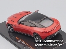 Автоминиатюра модели - Aston Martin DB11  2016 красный металлический / черный Ixo