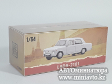 Автоминиатюра модели - LADA 2101 white 1:64 Perka