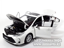 Автоминиатюра модели - Toyota Corolla 2019 White 1:18 China Promo Models