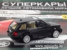 Автоминиатюра модели - RANGE ROVER Sport, black Суперкары DeAgostini