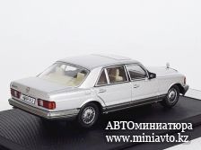 Автоминиатюра модели - Mercedes-Benz S560SEL W126 Silver 1:64 Master