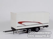 Автоминиатюра модели - VOLVO Central Axle Trailer White 1:43 MOTORART