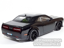 Автоминиатюра модели - Dodge Challenger R/T Scat Pack Widebody Black 1:18 CPM junior series