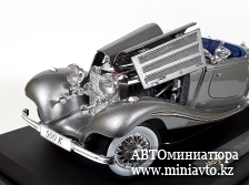 Автоминиатюра модели - Mercedes 500K Roadster 1936 grey 1:18 Maisto