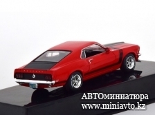 Автоминиатюра модели - Ford Mustang Boss 302 1970 red/black Ixo