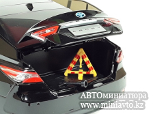 Автоминиатюра модели - Toyota CAMRY Black 2023 1:18 CPM junior series
