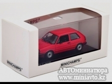 Автоминиатюра модели - Volkswagen Golf 2 GTI, red, 1985 Minichamps