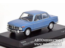 Автоминиатюра модели - BMW 2002 ti 1968 Metallic Blue 1:43 White Box