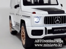 Автоминиатюра модели - Mercedes G63 AMG White 1:18 CPM junior series
