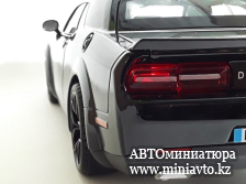 Автоминиатюра модели - Dodge Challenger R/T Scat Pack Widebody Black 1:18 CPM junior series