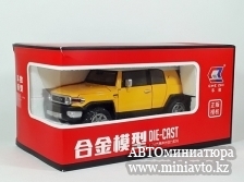 Автоминиатюра модели - Toyota FJ Cruiser yellow 1:24 CPM junior series