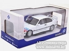 Автоминиатюра модели - BMW M3 E36 Coupe Lightweight white/red/blue 1:18 Solido