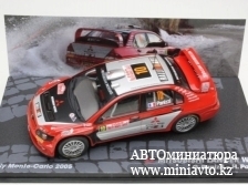 Автоминиатюра модели - Mitsubishi Lancer WRC #10 Rally Monte Carlo 2005 Panizz Altaya