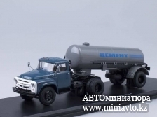 Автоминиатюра модели - ЗиЛ-130В1 (ранний) + полуприцеп ТЦ-4 "Цемент" SSM