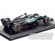 Автоминиатюра модели - Mercedes AMG W16 F1 2025 #63 Russell 1:43 Bburago