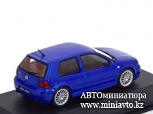 Автоминиатюра модели - VW Rabbit (Golf) 4 R32 bluemetallic Solido