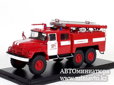 Автоминиатюра модели - Пожарный  АЦ-40 (на шасси ЗиЛ 131), УПЧ г. Кострома 1:43 SSM