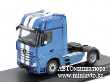 Автоминиатюра модели - Mercedes Actros MP4, metallic-blau 1:43 Ixo