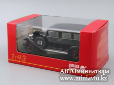 Автоминиатюра модели - Ленинград-1 (Л-1)  чёрный (в боксе) Наш Автопром