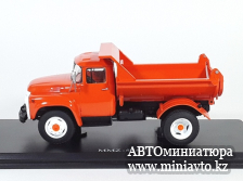 Автоминиатюра модели - ЗИЛ-ММЗ-555 самосвал оранжевый ранняя решётка радиатора SSM