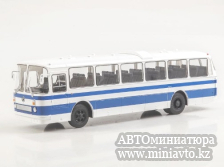 Автоминиатюра модели - ЛАЗ-699Р белый/синий 1:43 Наши Автобусы