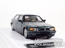 Автоминиатюра модели - BMW E38 7-Series L7 1998 - 2001 Green 1:64 DCM
