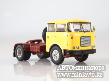 Автоминиатюра модели - Skoda-706 MTTN  бежевый / коричневый Автоистория