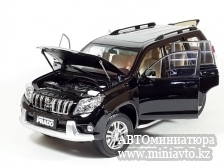 Автоминиатюра модели - Toyota Land Cruiser PRADO 2014 Black 1:18 China Promo Models
