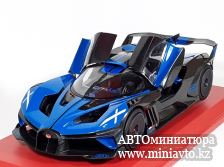 Автоминиатюра модели - Bugatti Bolide  W16.4 Blue/greymetallic 1:18 Bburago